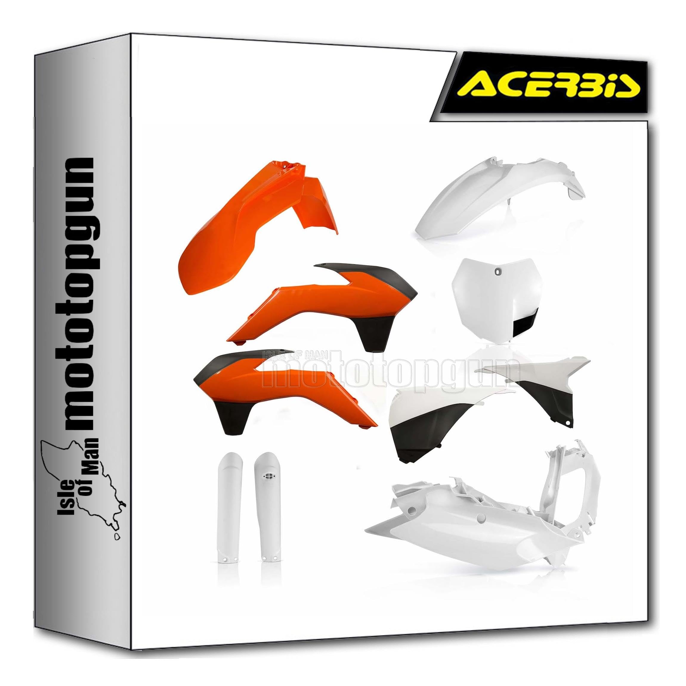 Acerbis cache carénage résout vos plastiques cassés sur KTM SX 250 2015 2016