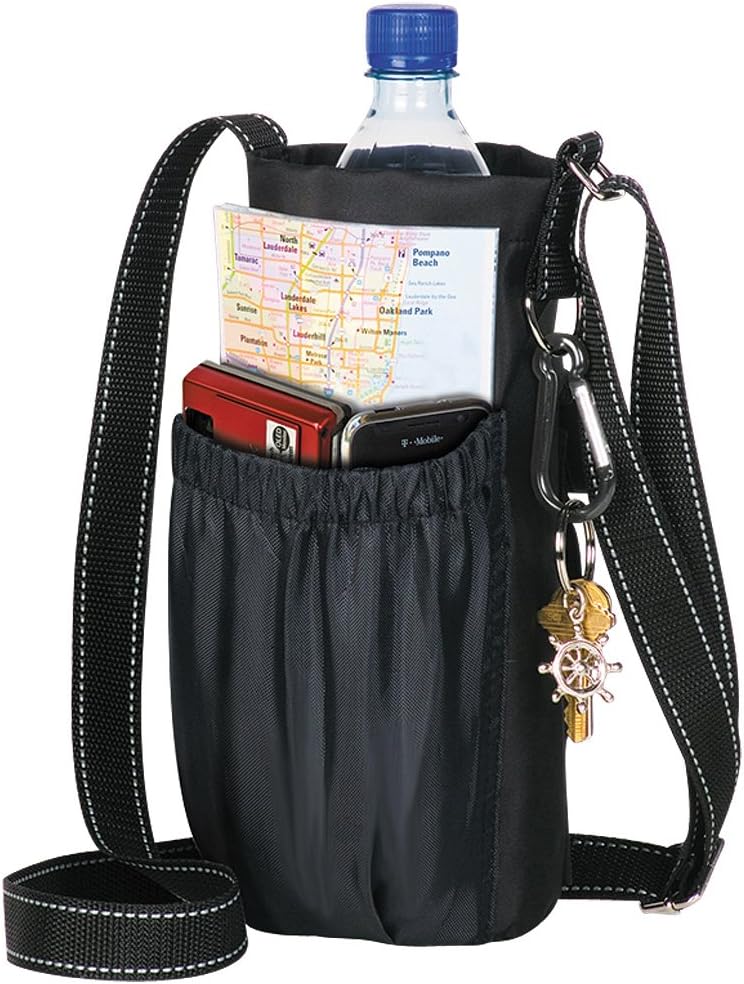 Range Kleen RKNGC1 Black Go Caddy 10.5 in Tall x 4 in Diameter, Folds Flat to 6 in wide x 1 in Deep