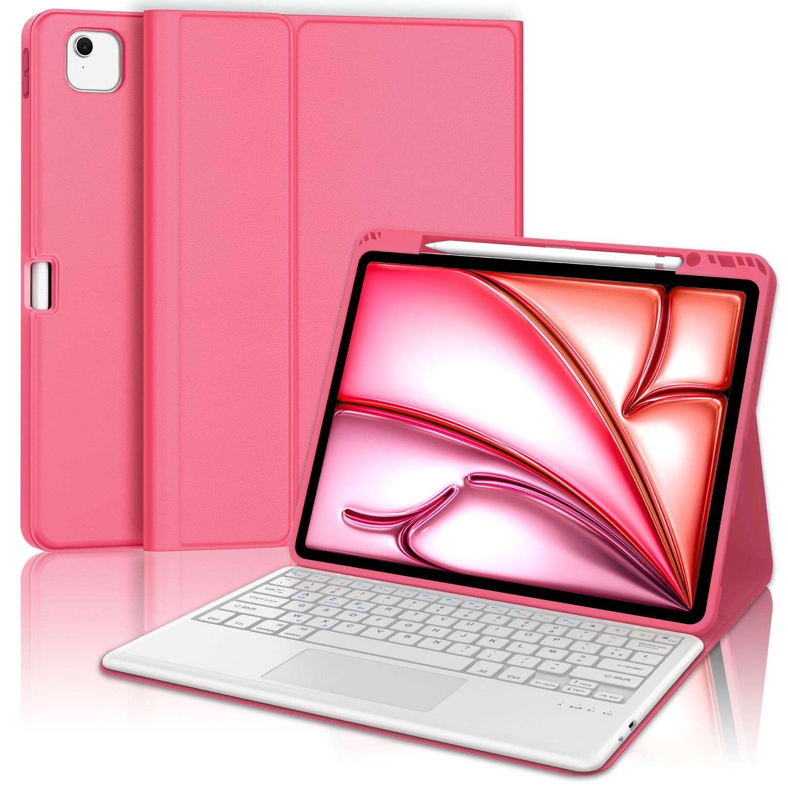 Coque Clavier pour iPad Air 13 (M4 2026/M3 2025/M2 2024) avec Pavé Tactile