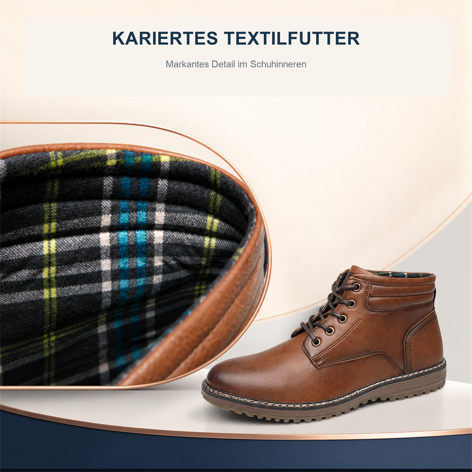 KNBR Botas de moto para hombre, botas clásicas Chukka, zapatos casuales