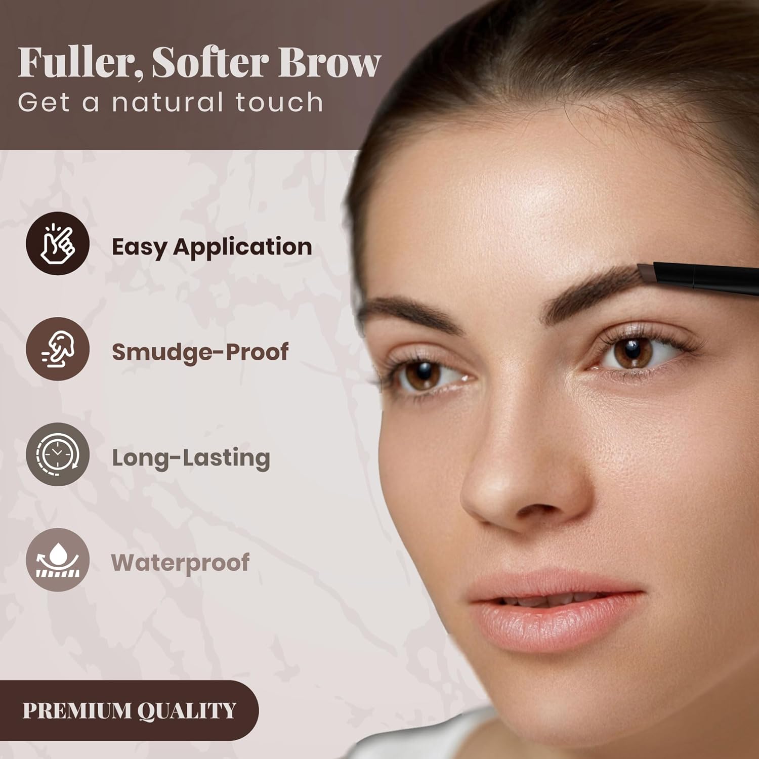 Blonde Brow Definer - 3R Factory Blonde Eye Brow Pencils For Women, Waterproof & Retractable (1pc Pack) - Image 5