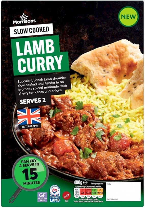 Morrisons Slow Cooked Lamb Curry 400g Amazon.co.uk Grocery