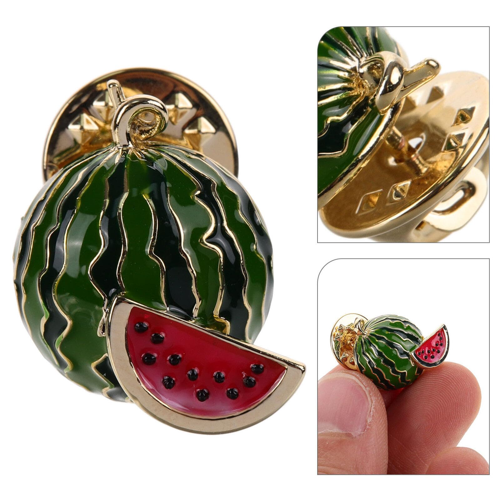 Palestina Spilla Watermelon Lavoro Smalto Donne in Metallo Besta Badge Frutto Scialle Stubito Corso Corso Corso Cardigan Cancella Scarpa Cuccatura Bilanci Bishing Gioielli
