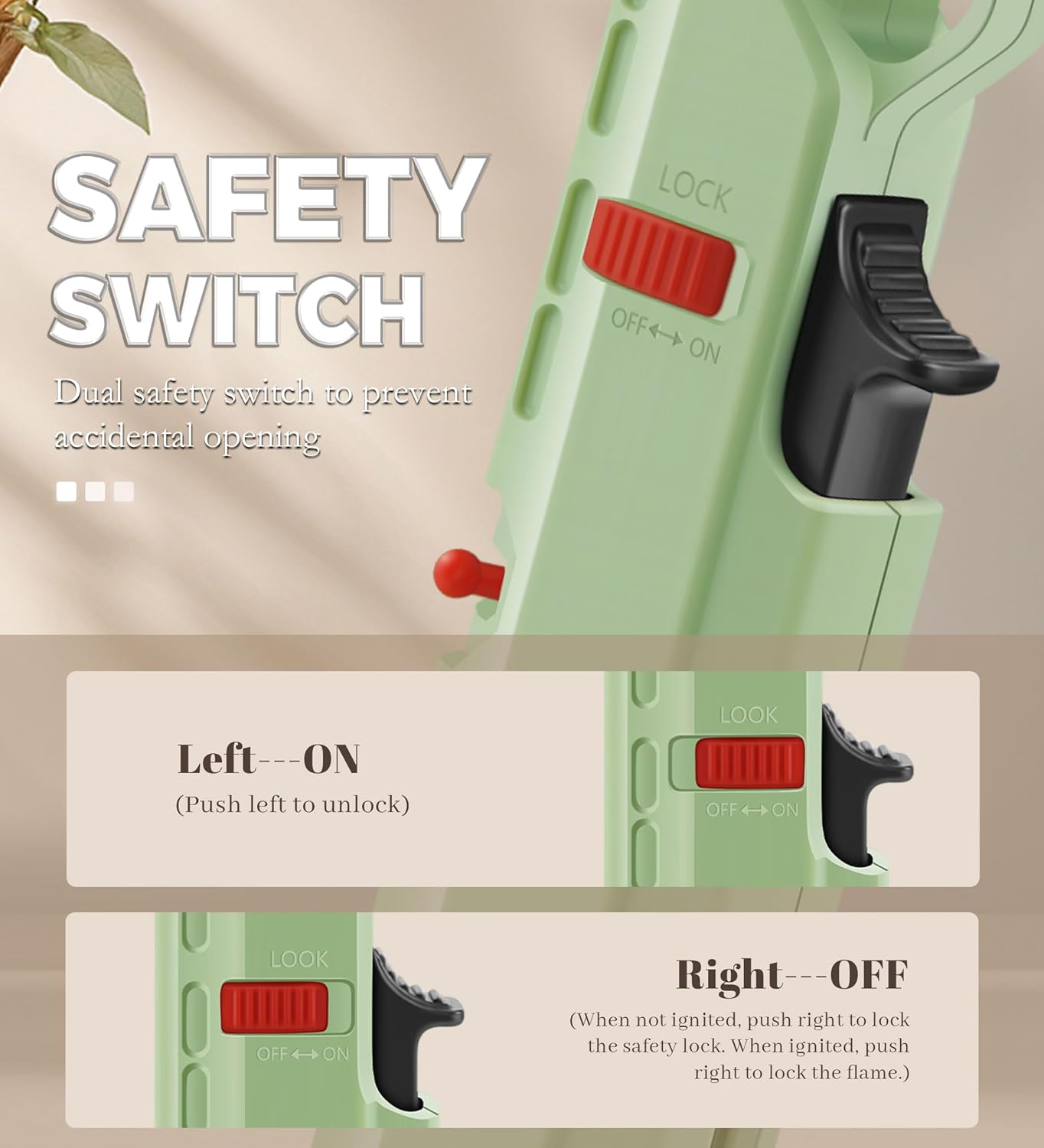 4 Pack of Torch Lighter, Windproof Adjustable Jet Flame, with Safety (NO Gas)