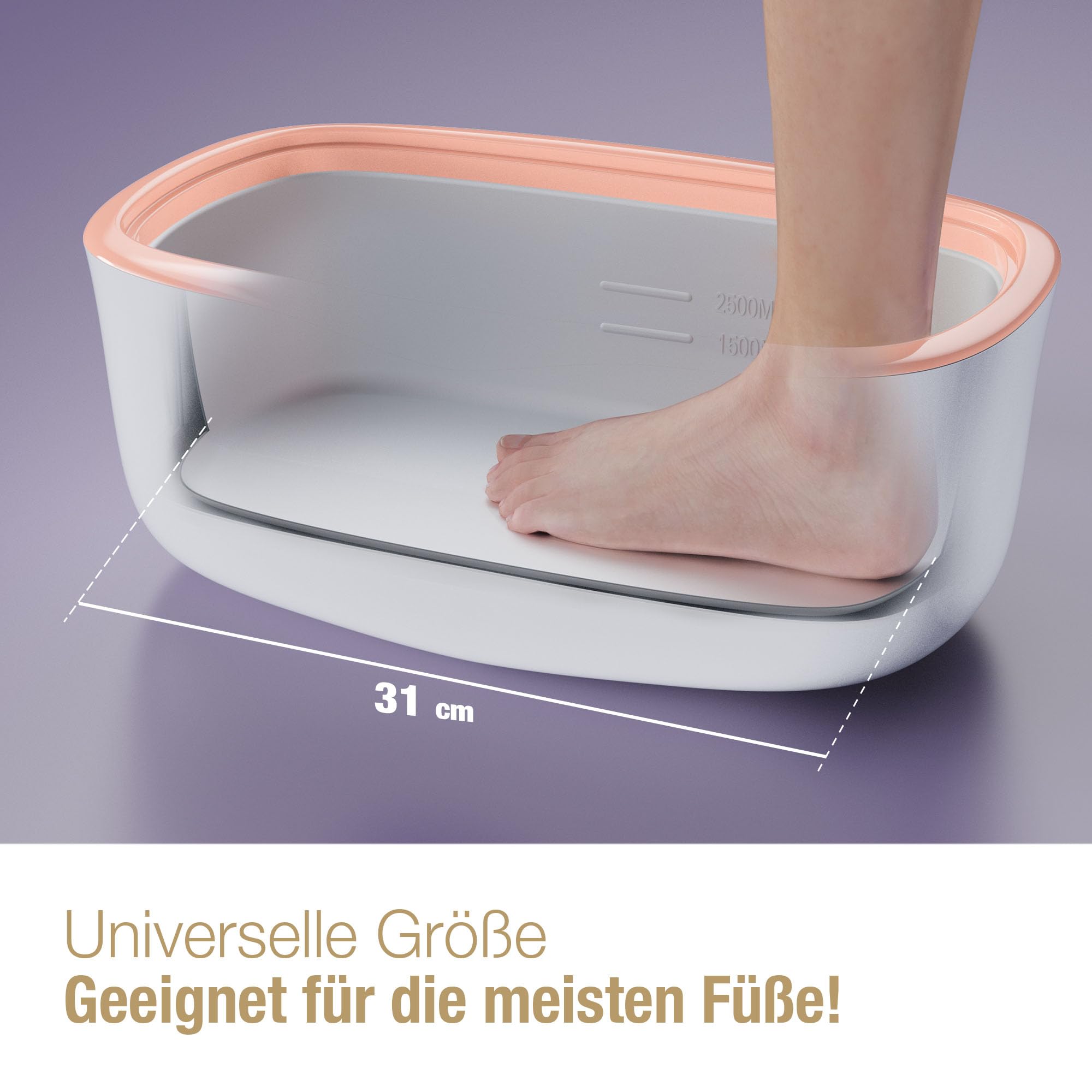LAVANY - Baño de parafina para manos y pies, 4000 ml, máquina de baño de cera de parafina de 230 W, con accesorios, 1350 g de cera de parafina y guantes desechables (rosa)