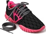 Chaussures de sport ovales 2 Paires 15 Couleurs 1/4" Dentelles demi-rond pour les sneakers