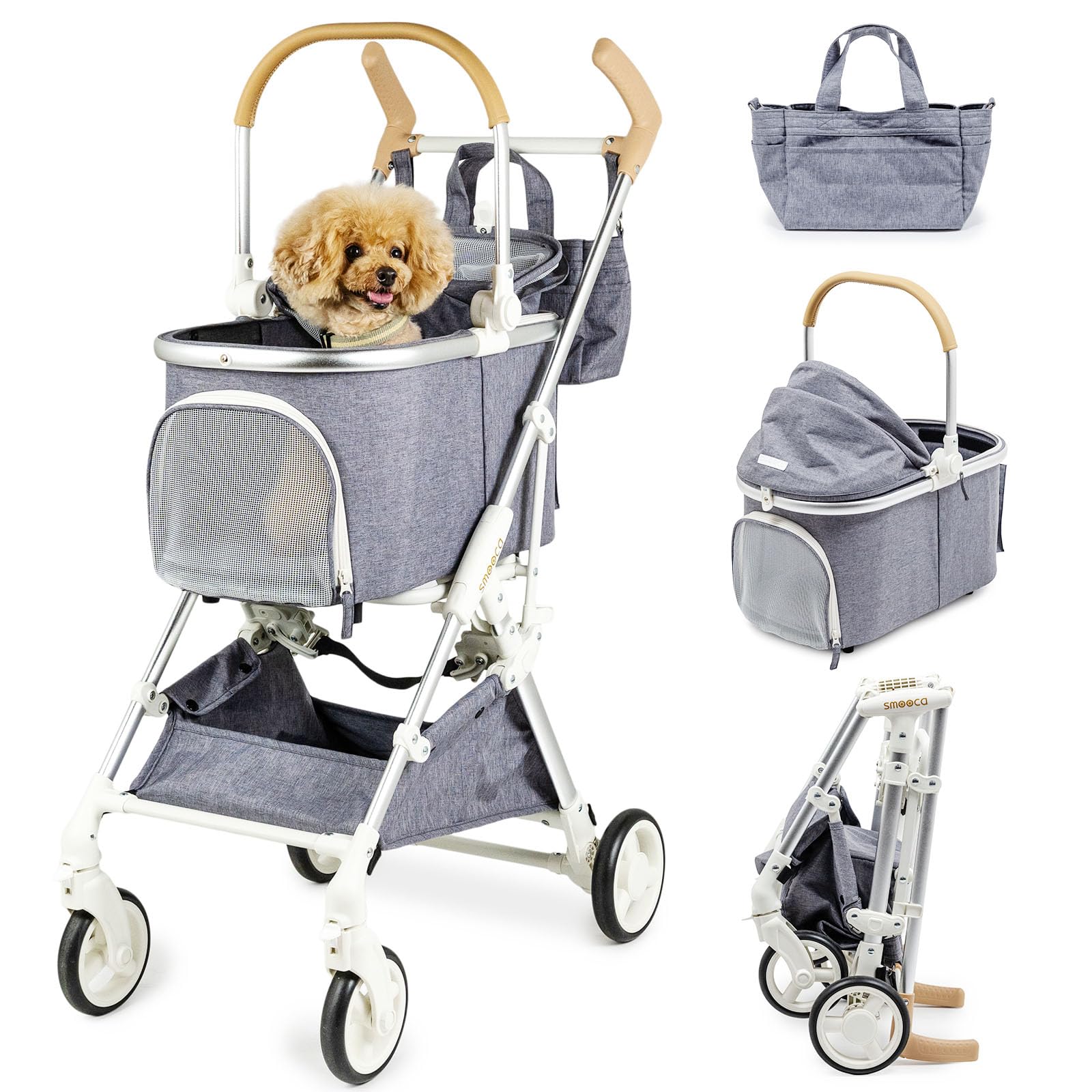 Amazon.co.jp: ペットパラダイス ペットカート 犬 バギー 小型犬 中型