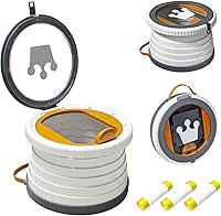 Vista 15 de Asiento de entrenamiento de bacinica portátil para niño para viajes, silla de entrenamiento de bacinica para niños con bolsa de viaje, bacinica