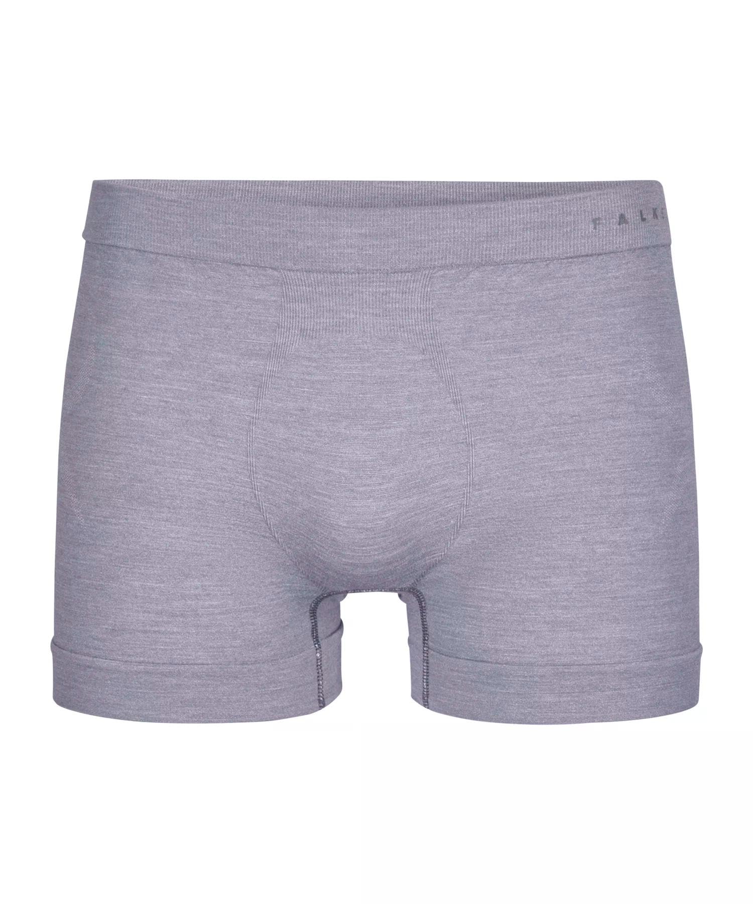 FALKE Mężczyźni Warstwa podstawowa (bielizna) Wool-Tech Light M Bx wełna materiał funkcjonalny regulujące klimat 1 Sztuka, Szary Grey-Heather 3757, L