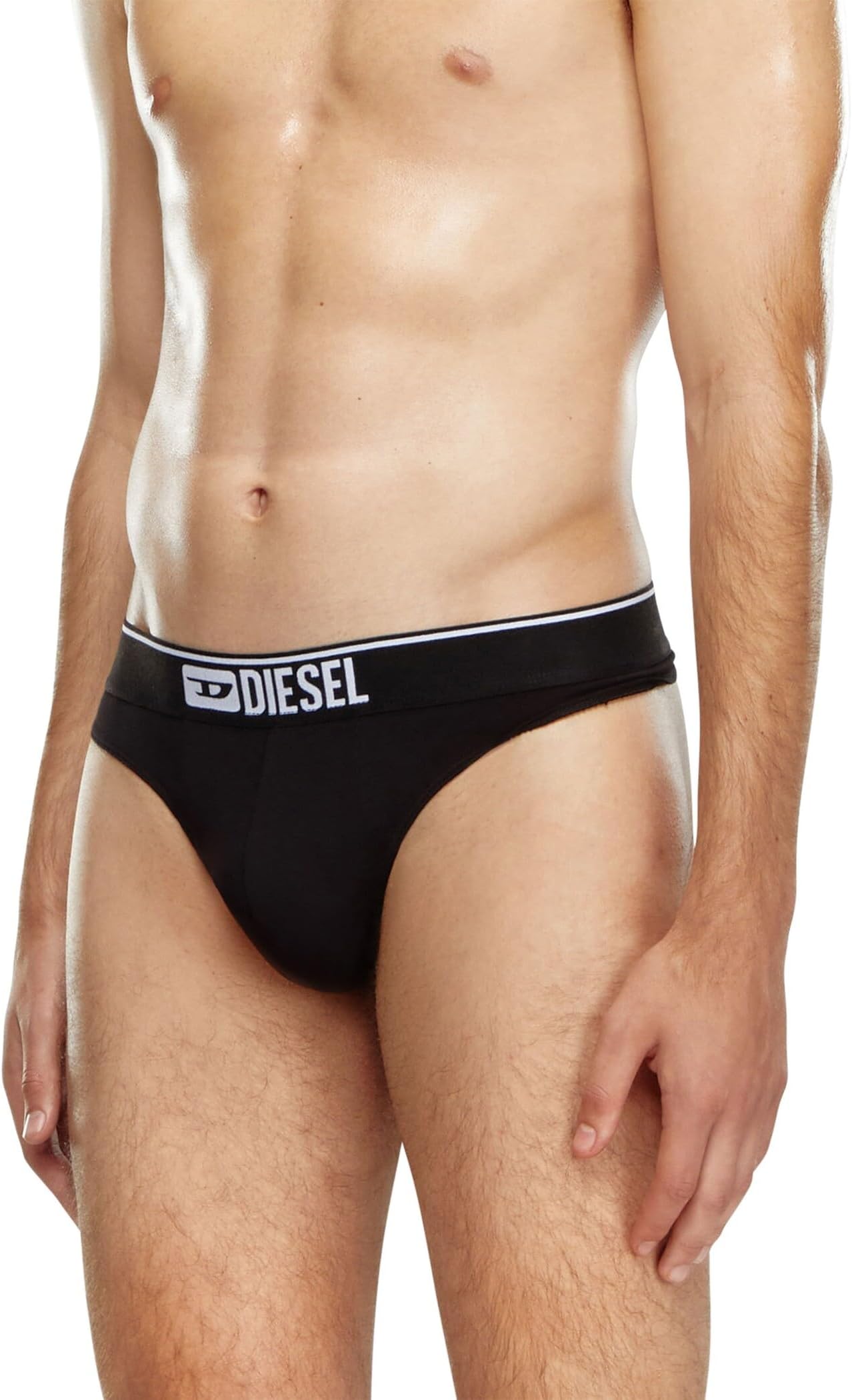 Diesel UMBR-STRINGTHREEPACK Briefs Man Black