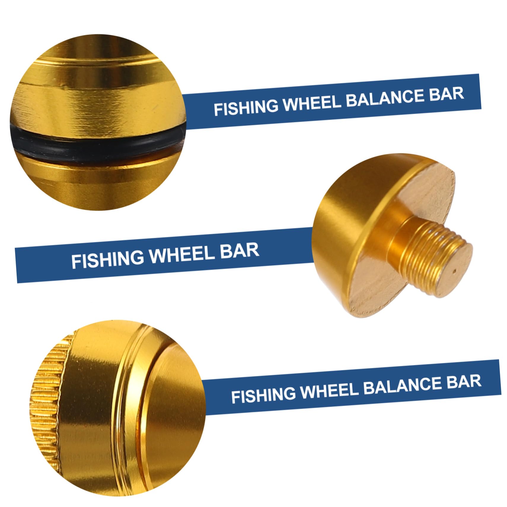 Unomor Fishing Wheel Bar Collision Balance Tool Durable Fishing Wheel Balancer Device Compatible with Spinning Reels Screw for Strength Present for Fishing