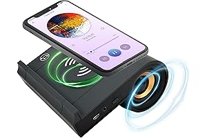 2024 Induction Speaker Bluetooth: Wireless Phone Charger, No Connection Needed