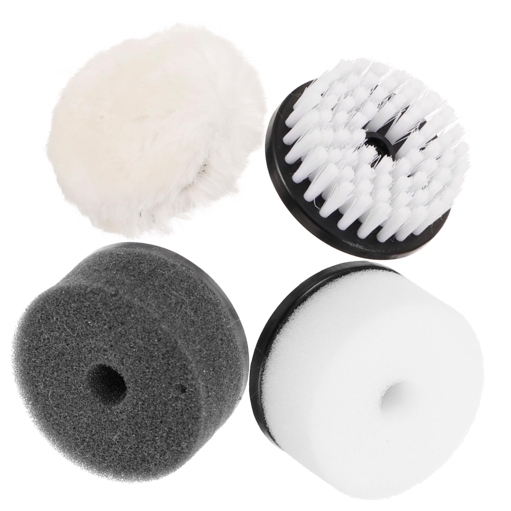 Healvian 4 Ensembles Accessoires Applicateur Cirage pour Chaussures Entretien du pour Chaussures Polissage Cireuses Brosse De Nettoyage pour Semelles De 4 pièces * 4