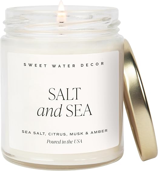 Sweet Water Decor Salt and Sea Soy Candle