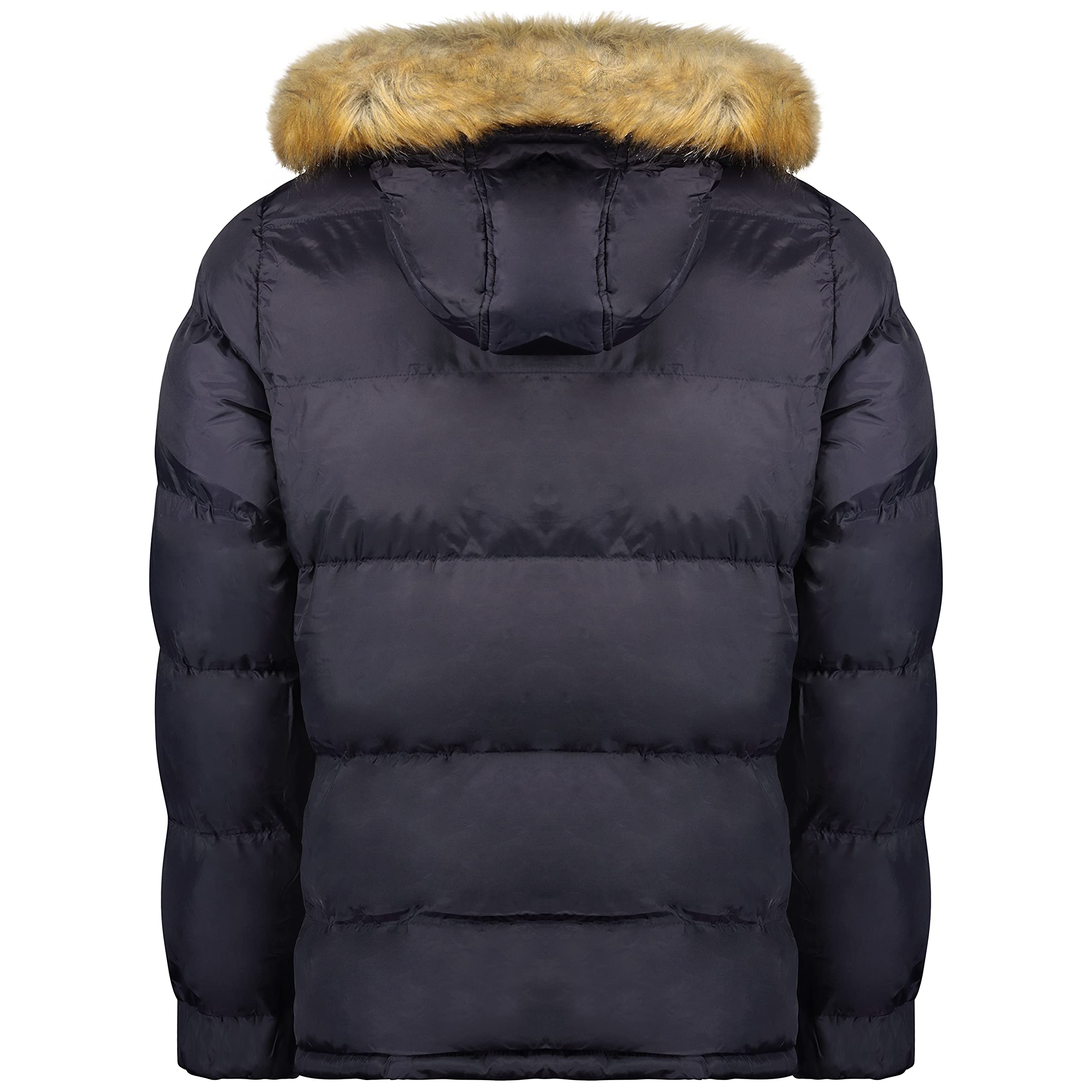 Geographical Norway - Parka con passamontagna caldo, da uomo, impermeabile, con cappuccio in pelliccia spessa, per esterni, giacca calda da vento, invernale, fodera esterna da uomo