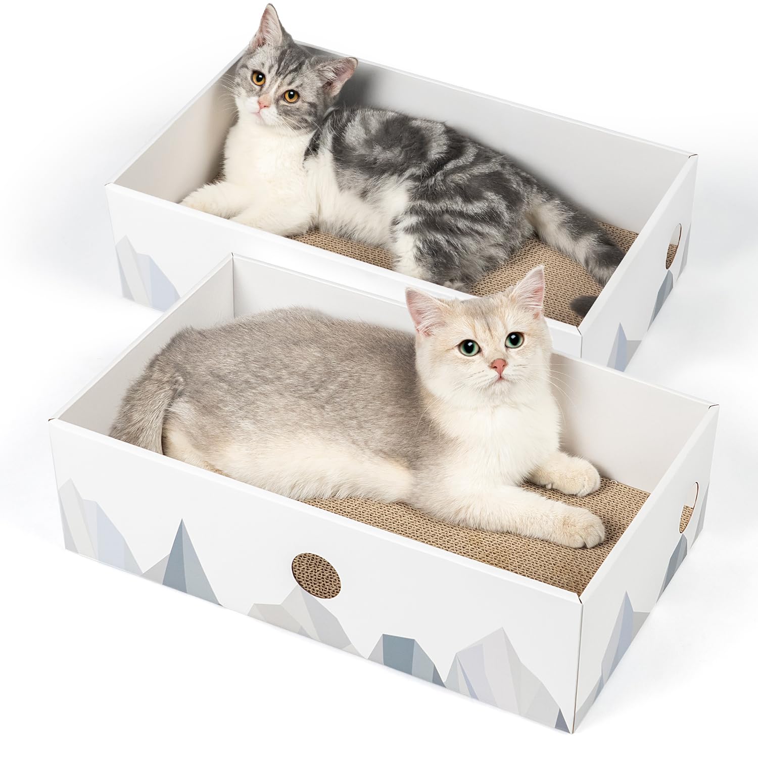Conlun Katzenkratzbrett mit Box