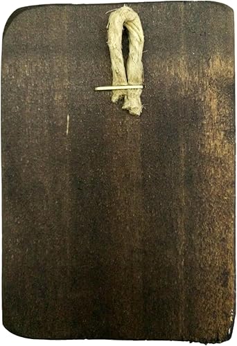 Miniatura 5 de Icono de madera griego cristiano ortodoxo madera de la crucifixión  A0