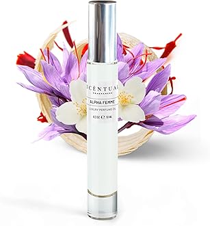 Luxury Perfume Oil, Ultra-Concentrated Women Roll-On Fragrance Oil, Long Lasting Rollerball Travel Mini Perfume, Vegan, Alcohol & Cruelty Free 10ml (Alpha Femme)