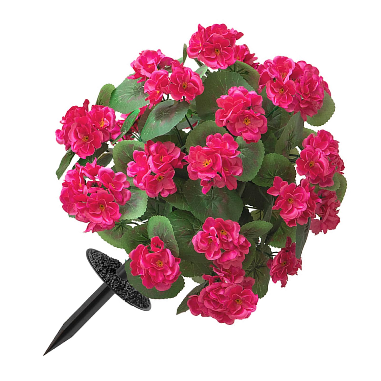 ZEPFJHE Realistic Crabapple Flower Ground Stake Artificial Floral Decors Floor Insert for Home Garden Parties Wedding Decoration Celebration Blossomy Arrangements