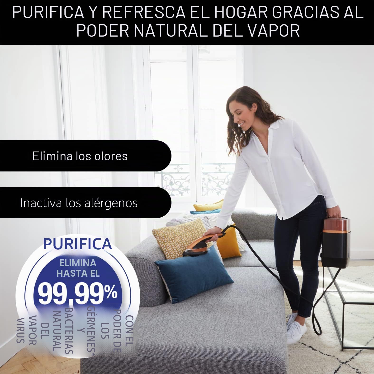 Calor Ixeo Power solución de enderezamiento Smartboard, 2170 W, 3 posiciones, 5,8 bares presión vapor QT2020C0