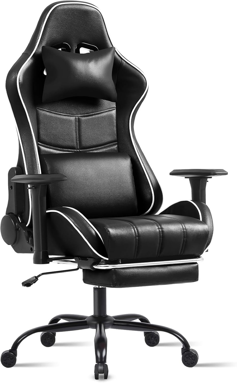 Ergonomic Gaming Chair with Footrest, Gaming Computer Chair