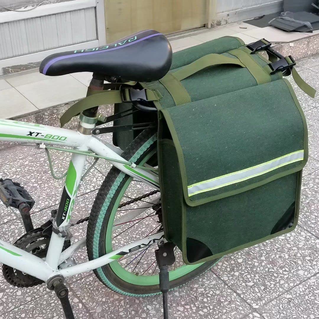 Sacoche De Selle Vélo WEST BIKING Réfléchissante 1,2L - Vert