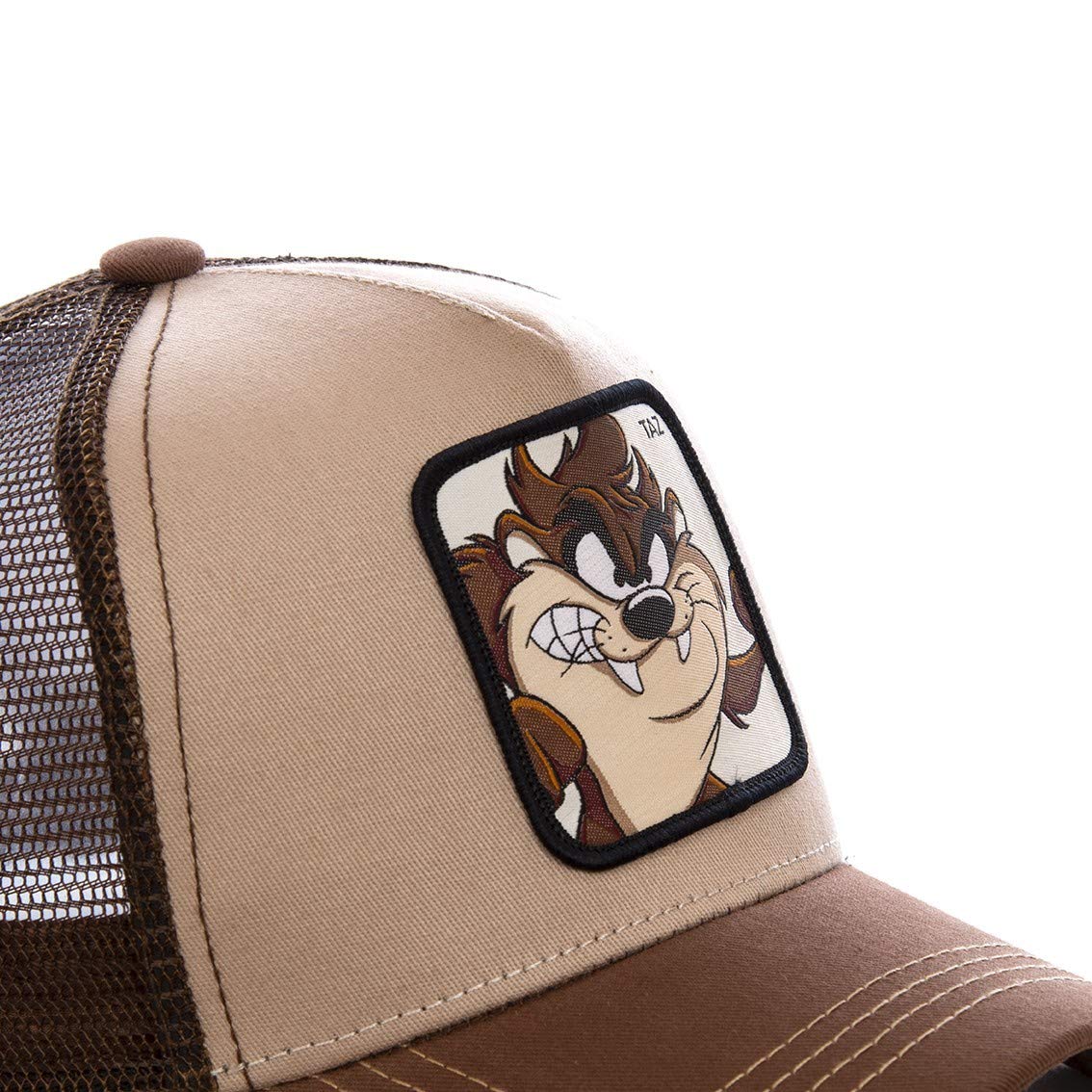 Capslab Looney Tunes Berretto da Camionista Taz per Bambini Cappellino Regolabile in Rete Marrone
