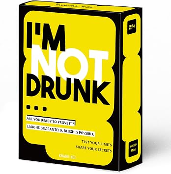 KAWAII KOI Im NOT Drunk Drinking Game for Adults, Adult Party Card Game for Game Night, Bachelorette Party, 21st Birthday, Bachelor Party, Girls Night, Couples and Friends