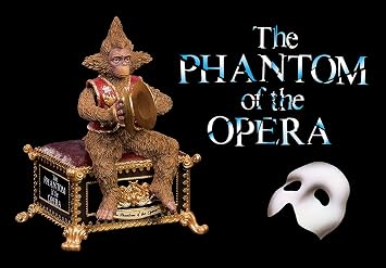 San Francisco Music Box Phantom of the OperaTM Musical Monkey Figurine