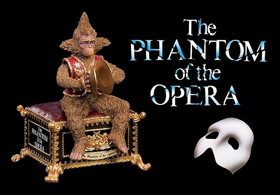 San Francisco Music Box Phantom of the OperaTM Musical Monkey Figurine