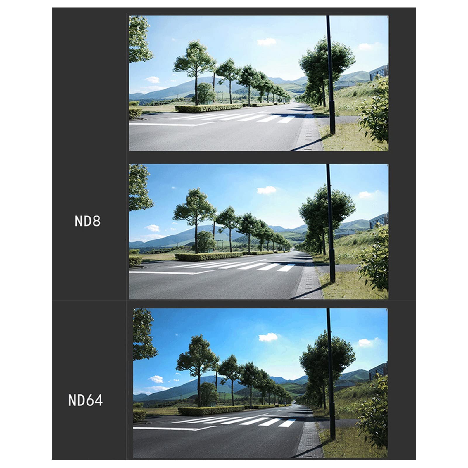 Set di Filtri ND per Mavic 3 Classic Drone, Set di Filtri per Lenti Drone HD, Migliore qualità Dell'immagine e Effetto di Riduzione della Luce, 4 Pezzi (ND8, ND16, ND32, ND64)