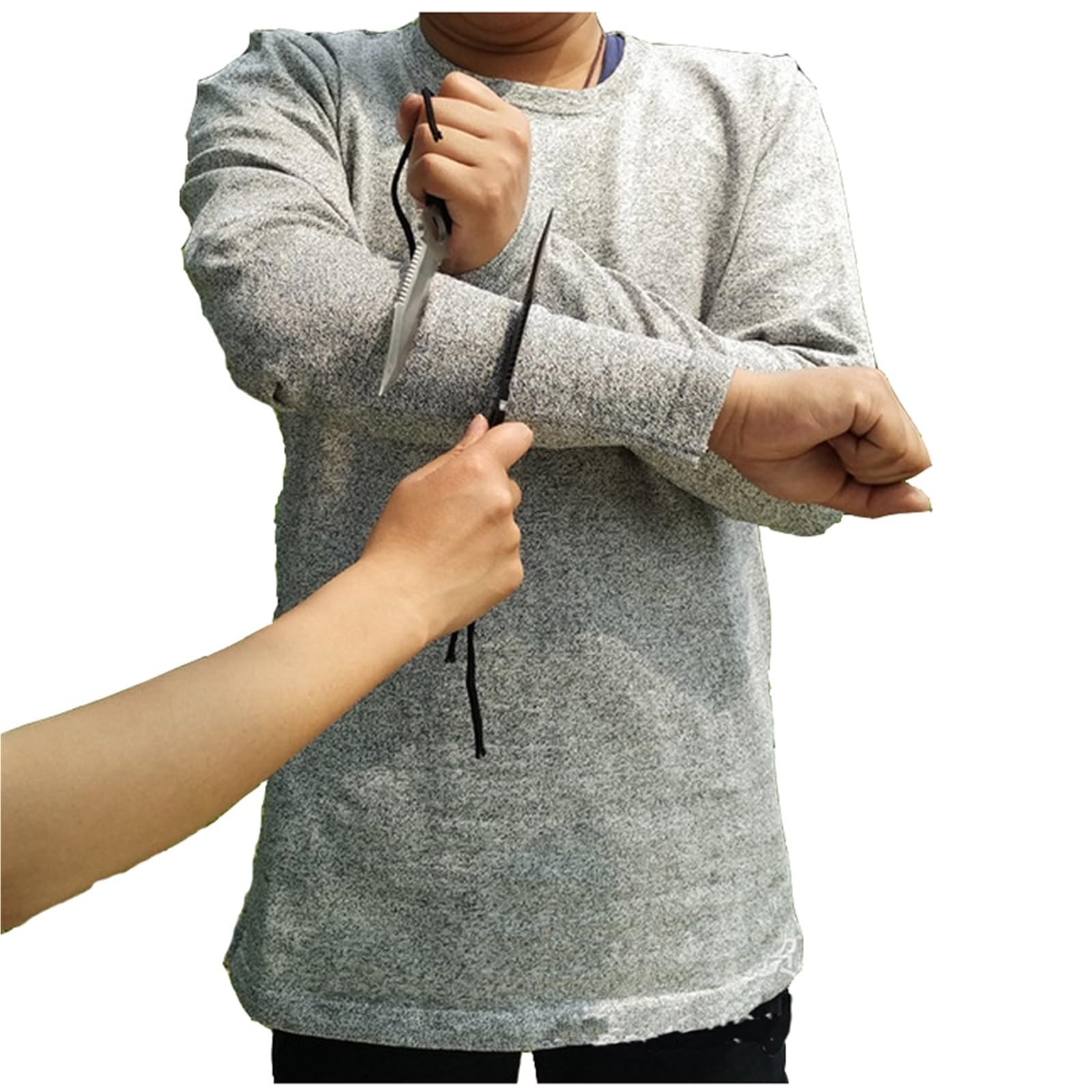 Guantes anticortes y camiseta anti-corte de seguridad con protección anti-puñaladas XL