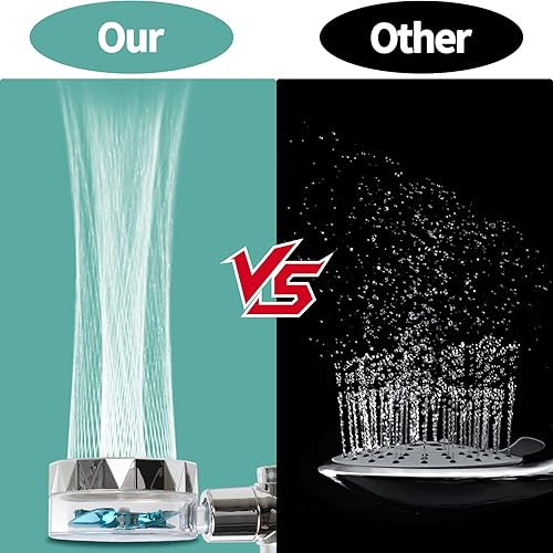 Miniatura 8 de Kit de cabezales de ducha de alta presión con manguera de ducha de 79 pulgadas soporte de brazo de ducha 3 filtros de algodón de polipropileno