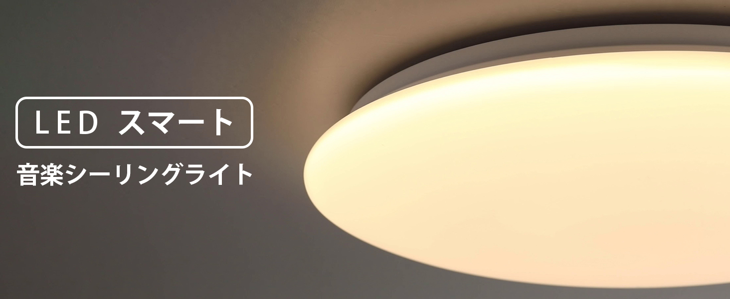 Amazon.co.jp : スマート LED シーリングライト スピーカー 14疊用