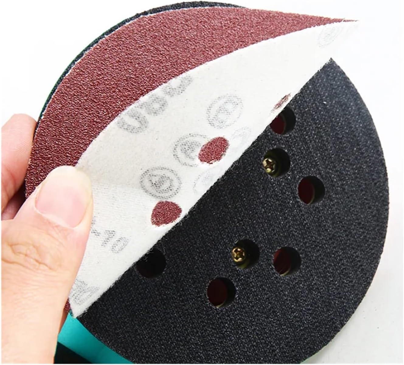 Random Orbit Sander, 110v 125mm 6 Variable Speeds Electric Sander Polishing Sanding Machine