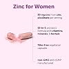 Zinc para Mujeres, 30mg Picolinato de Zinc | Fórmula de Apoyo Inmune 12-en-1 con Vitaminas C, E y D3 + K2, Selenio, Cobre, Quercetina y Lisina | Sin Rellenos, No-GMO, Sin Gluten | 240 Cápsulas Vegetales** Cápsula 240 Count (Paquete de 1) 5