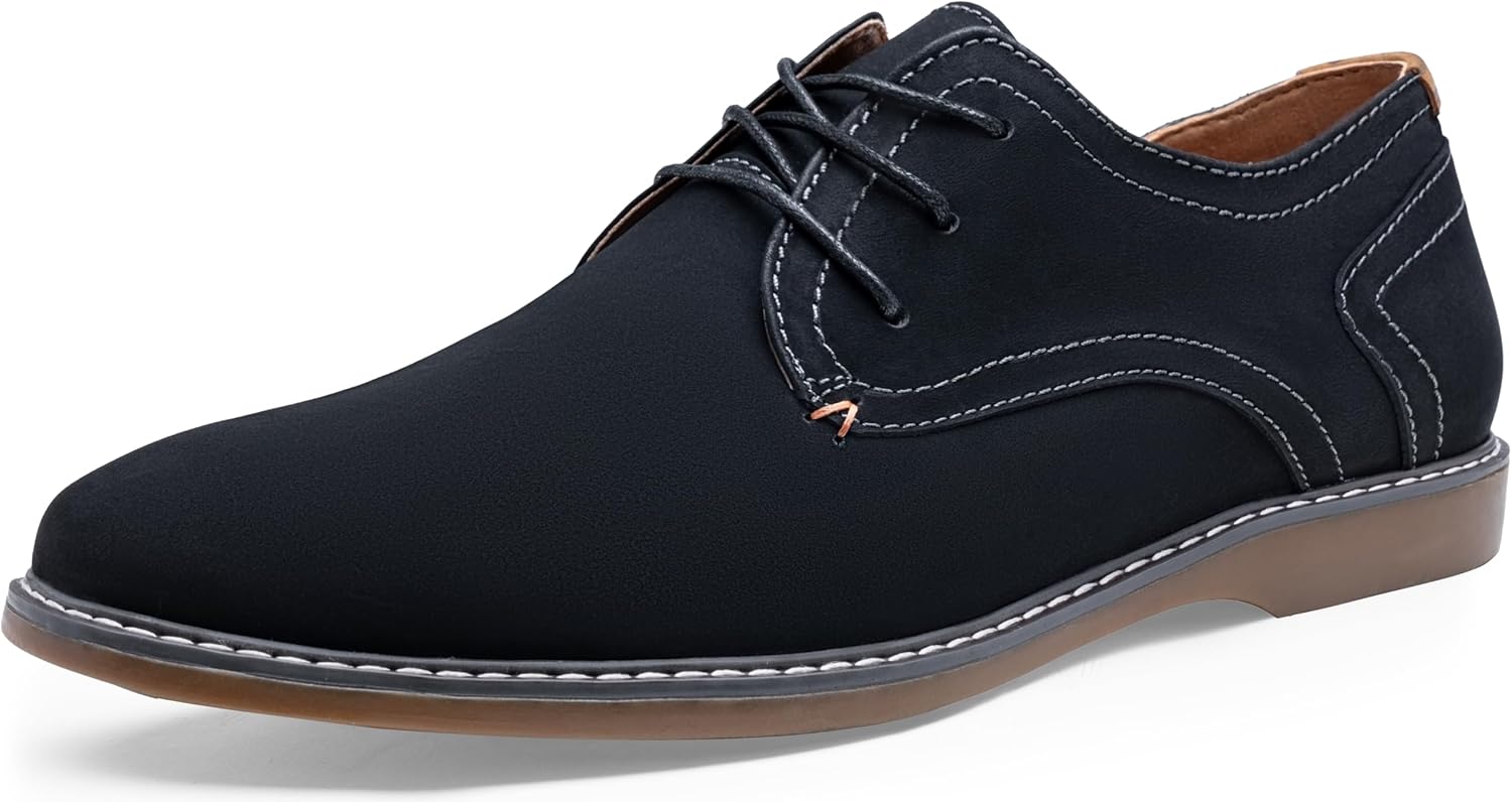 Jousen Men's Casual Dress Shoes Retro Business Classic Dress Shoes for Men