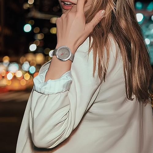 Miniatura 5 de Reloj unisex fácil de leer, reloj de cara grande