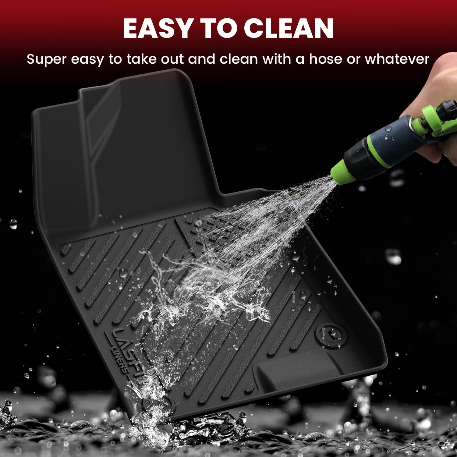 LASFIT Floor Mats & Cargo Mat for Hyundai Sonata 2020-2026 (Only Fit FWD & Gas) / Kia K5 2021-2025 (Only Fit FWD) All Weather TPE Custom Fit Floor Liners for Car Mats Trunk Mats - Image 7