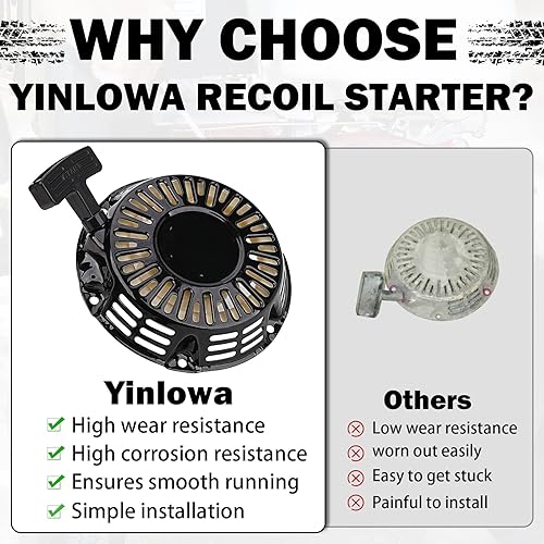 Miniatura 42 de Conjunto de arrancador de retroceso de cuerda Predator 212, reemplazo de Predator 212cc, 5.5HP 6.5HP 7HP, Coleman CT200U BT200X Trail CT200U-EX