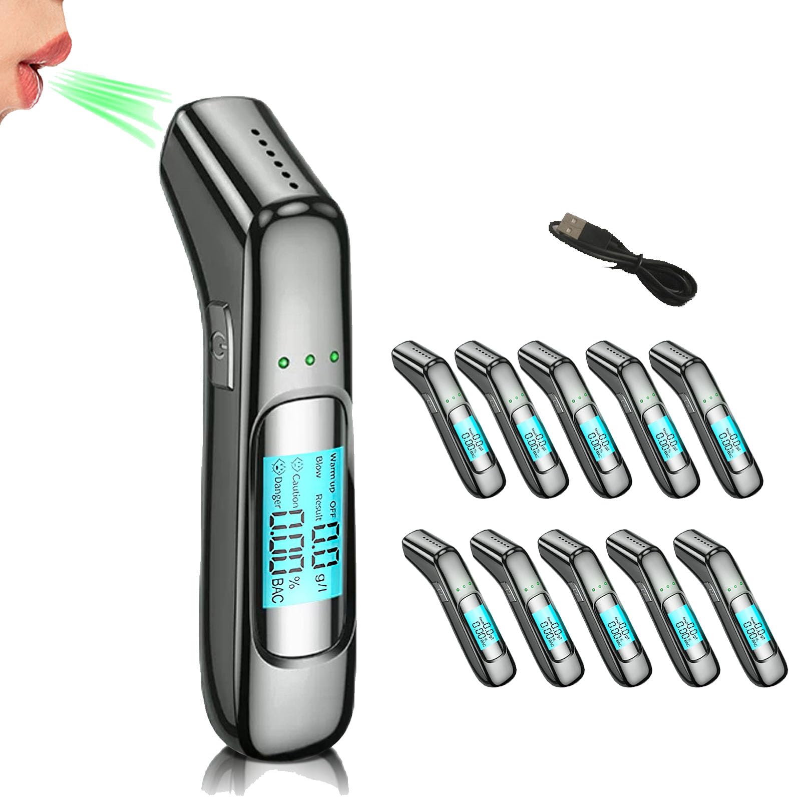 アルコールチェッカー 検知器 探知機 テスター 高精度 非接触型 測定器 楽天市場】【5個セット】アルコールチェッカー ( 高精度 / 充電式