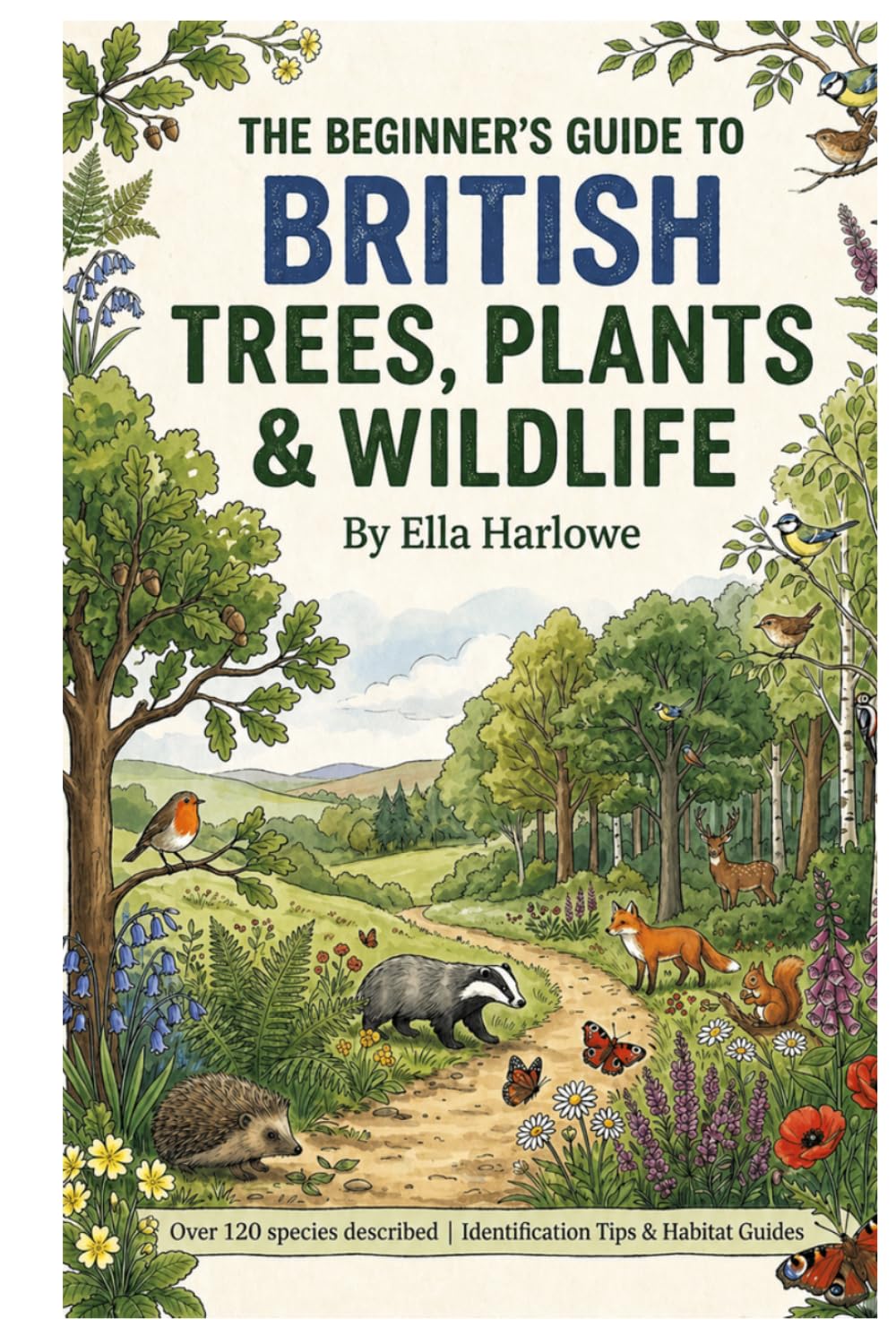 The Beginners Guide To British Trees, Plants & Wildlife: Over 120 species described | Identification Tips & Habitat Guides