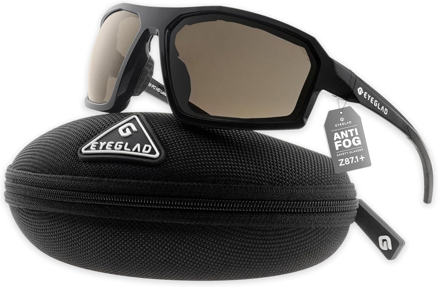 REV Z87+ Powersports Motorcycle Riding Goggles HD High Contrast UV400 Sports Wrap Sunglasses Safety Glasses