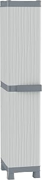 Terry, Base 2350 UW, Cabinet 1 Door and 6 Buckets. Color Gray, Material Plastic, Dimensions 35x43.8x181.8 cm