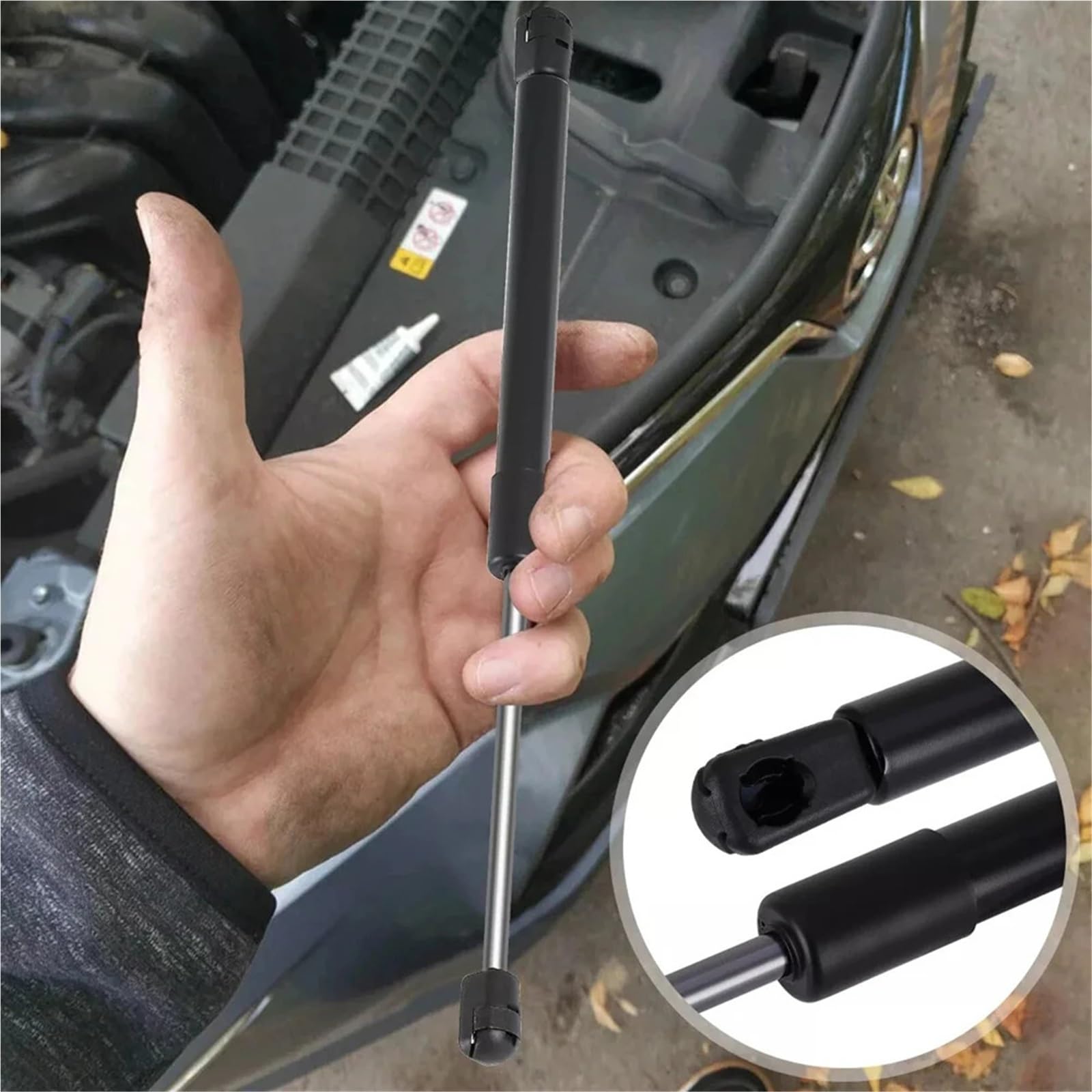 Boot Struts 2x amortyzatory gazowe ze sprężyną podnoszącą maskę Pasuje do Hyundai Sonata Sedan 2015-2017