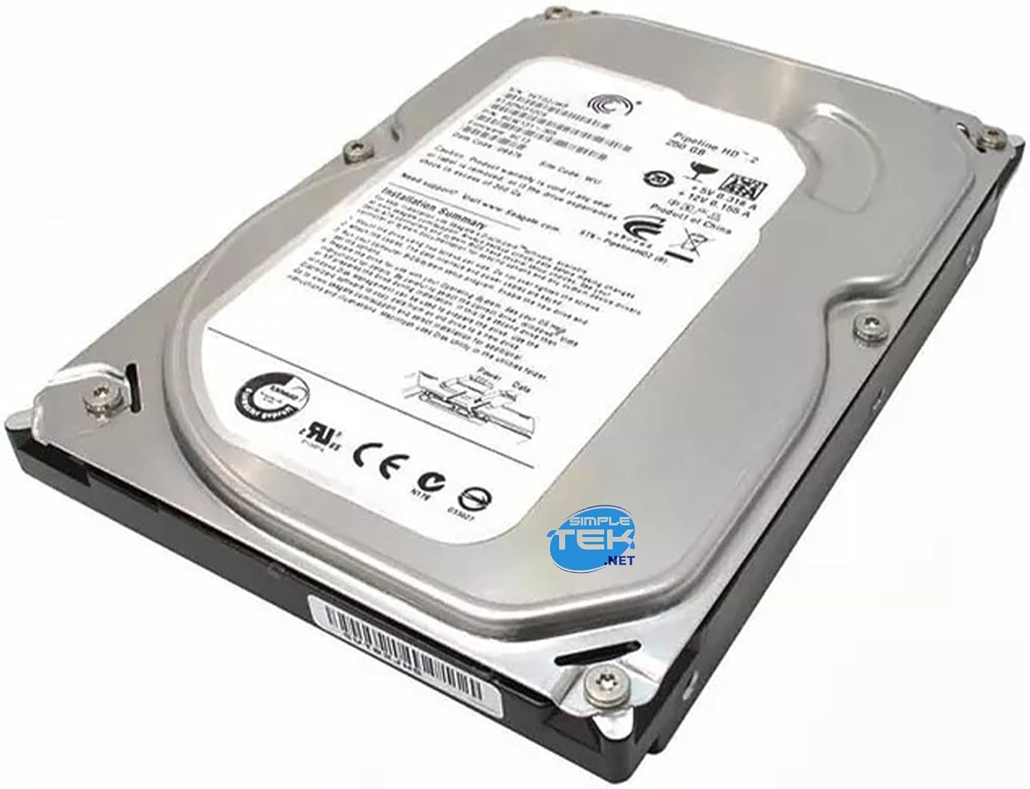 SIMPLETEK - Hard Disk HDD 3.5" 250GB 12CS ST3250312CS (Refurbished)