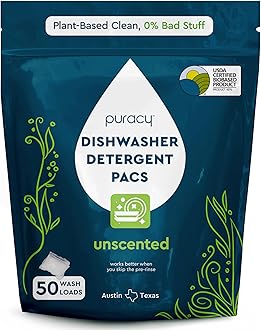 - Dishwasher Pods, Dishwasher Detergent, Free & Clear Dish tabs - Enzyme-Powered, Spot & Residue Free - TikTok Trend Items, Must Haves from TikTok Made Me Buy It (Free & Clear, 50 Count)