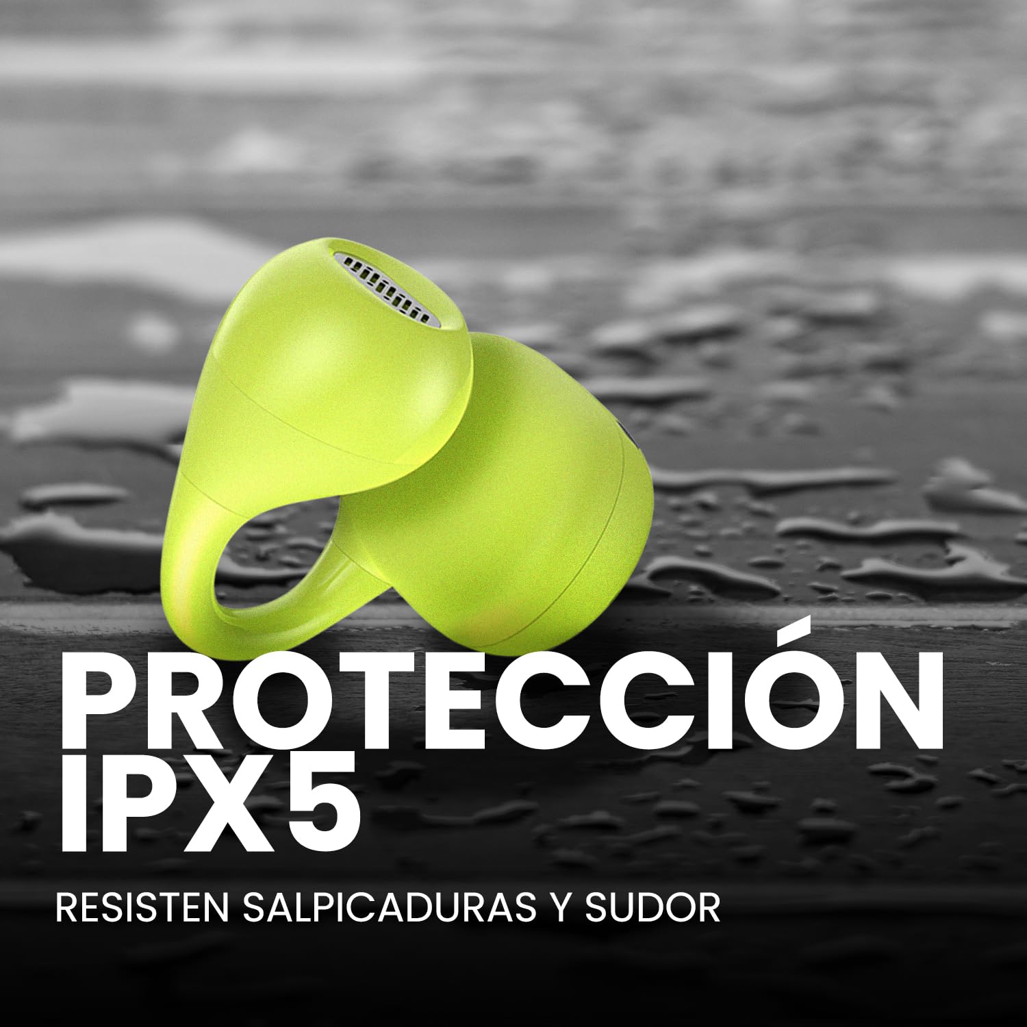 SPC Boost Clip – Auriculares inalámbricos con Clip Open-Ear | ENC para Llamadas nítidas | 26h de batería | Bluetooth y Google Fast Pair | IPX5 | Control táctil y Asistente de Voz - Verde