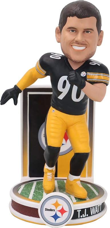 T.J. Watt Pittsburgh Steelers Banner Series Bobblehead NFL Football