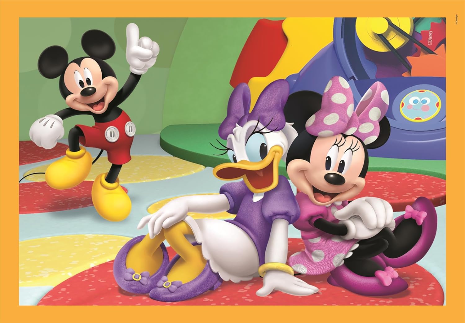 Clementoni Children's puzzle Mickey Mouse 4-in-1 - 3 years and up - board game for first age - gift idea